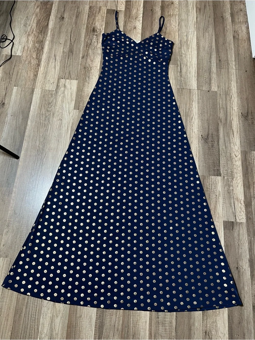 MICHAEL Michael Kors Medallion Foil Print Maxi Dress Size XS
